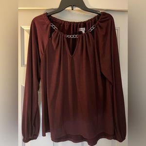 Jennifer Lopez peasant blouse